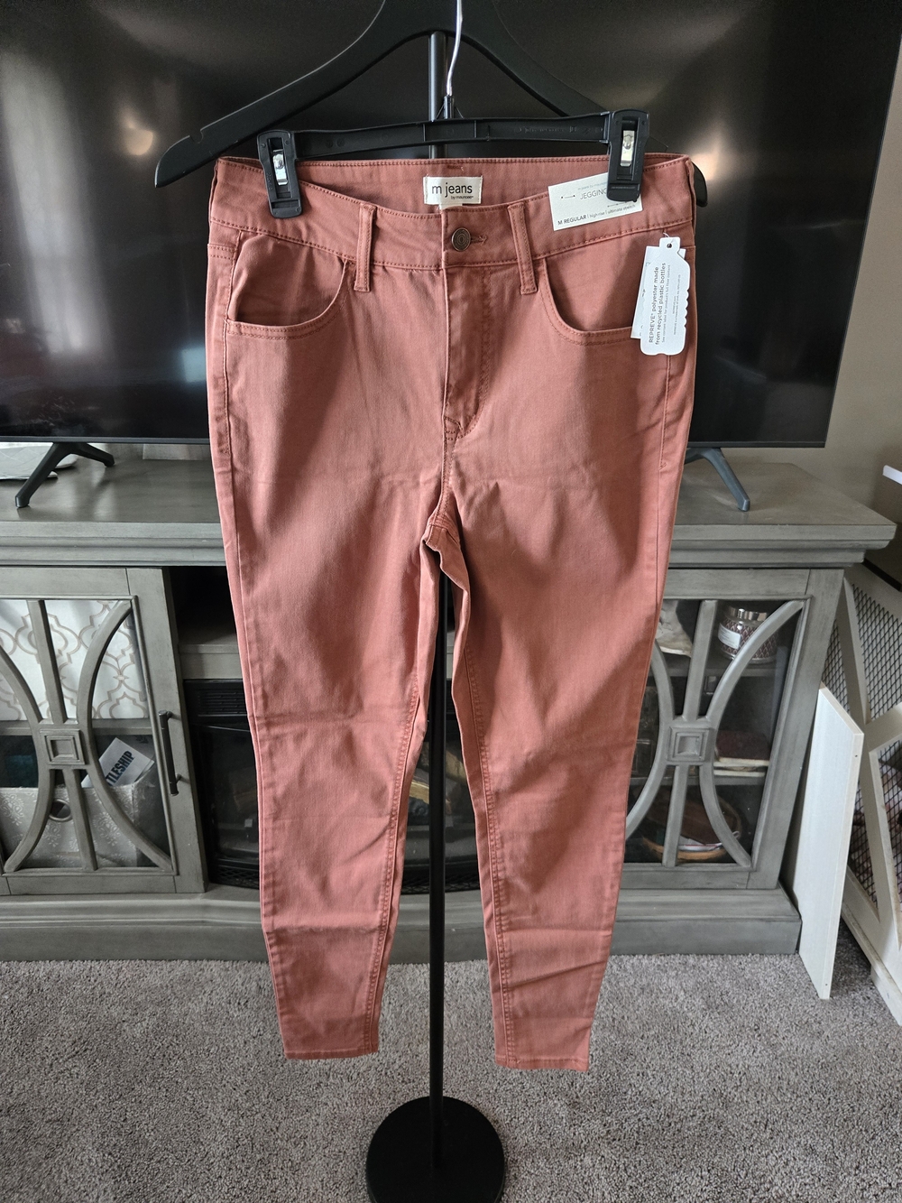 NWT Maurices Women's Rust Skinny Jeggings Size M